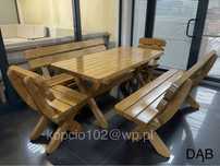Meble ogrodowe drewniane olcha 160cm  promocja wysyłka