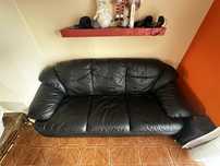 Black Leather Couch