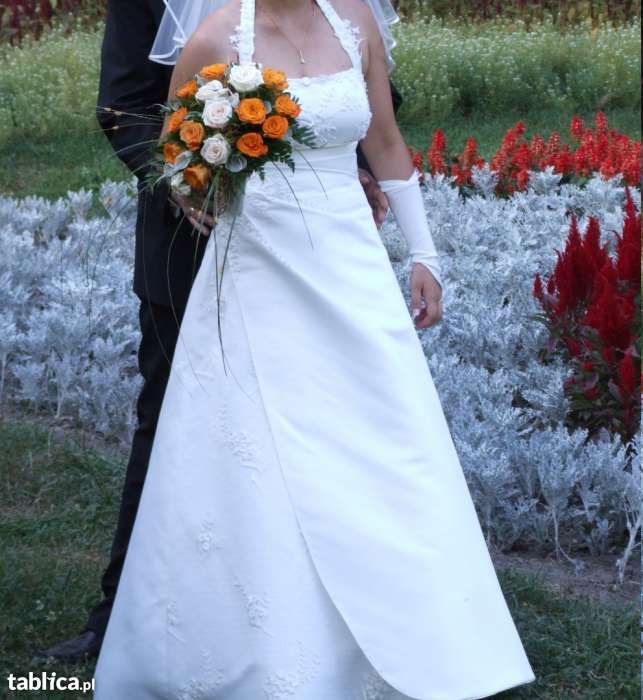 Suknia ślubna  rozmiar 38 - kolor ecru