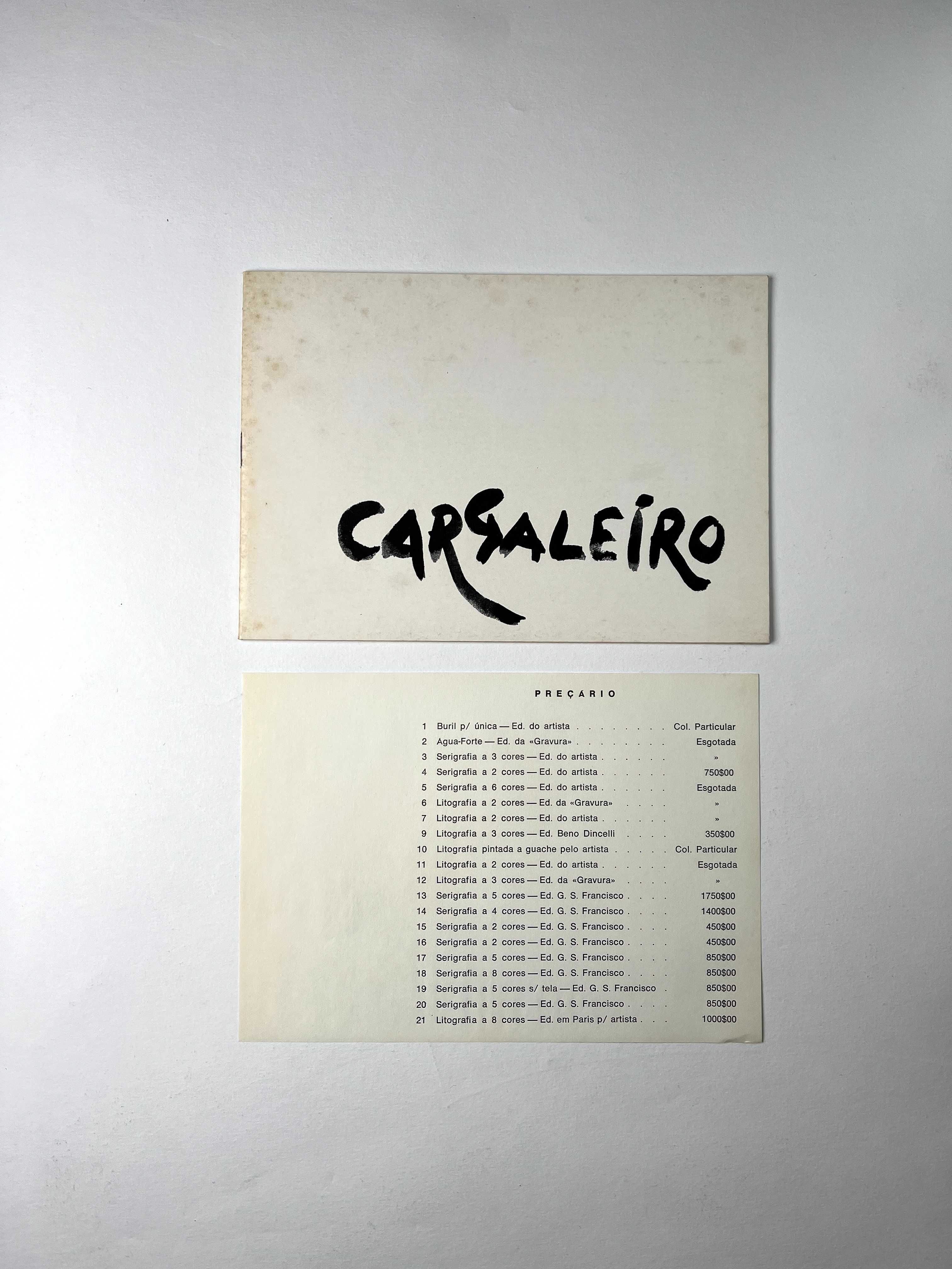 Manuel Cargaleiro Retrospectiva Galeria de São Francisco 1972