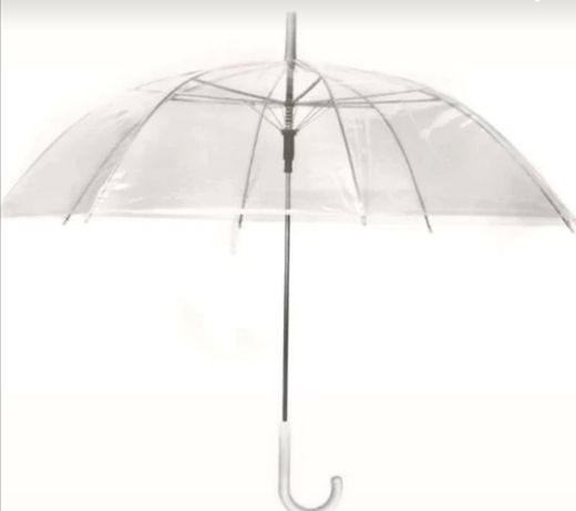 Parasolka przeźroczysta biała Ślub, zdjęcia