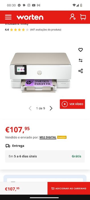 Impressora HP Envy Inspire 7200e all In one