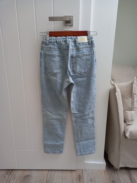 Jeansy niebieskie Zara 13-14 lat 164cm