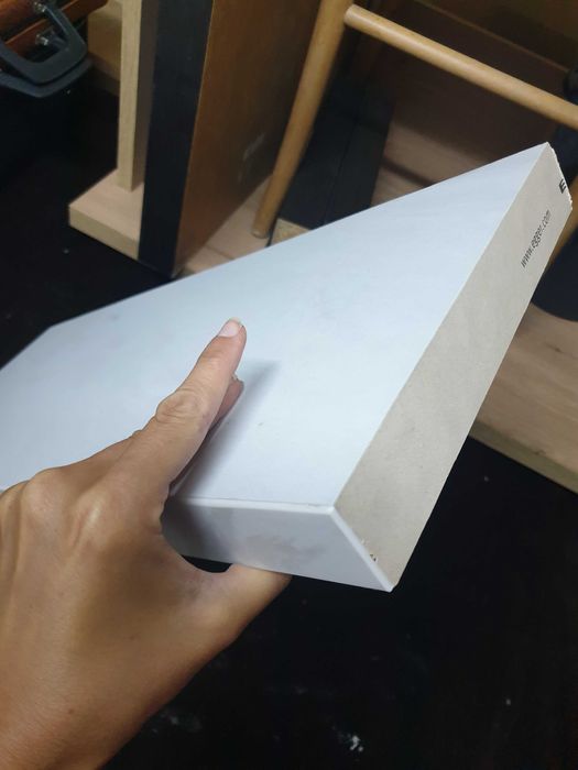 Maly Blat 60x24 polka parapet egger bialy marmur poleczka mini
