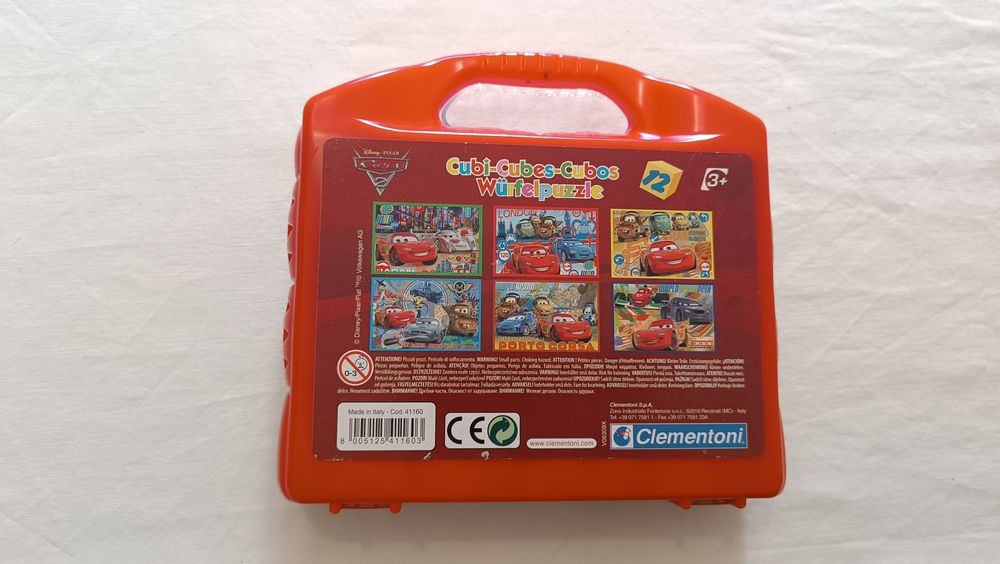 Cubos Puzzle Cars da Disney.