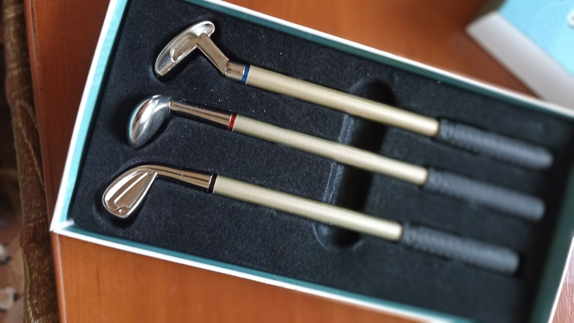 Набір ручок COLLECTION GOLF CLUB. ,Набору ручок. Подарунок.