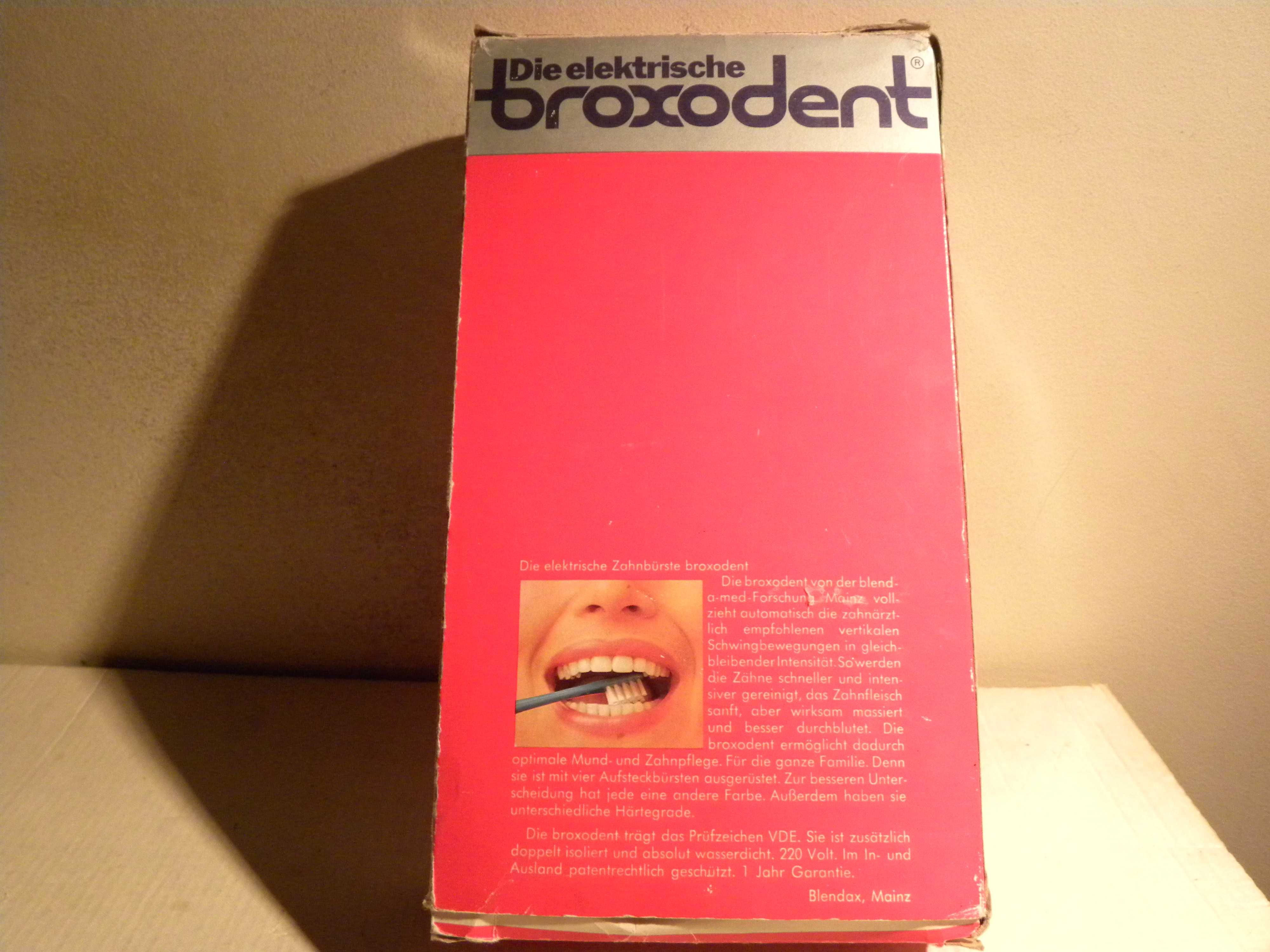 szczoteczka elektryczna do zębów z 1987 roku! sprawna 2 nowe końcówki