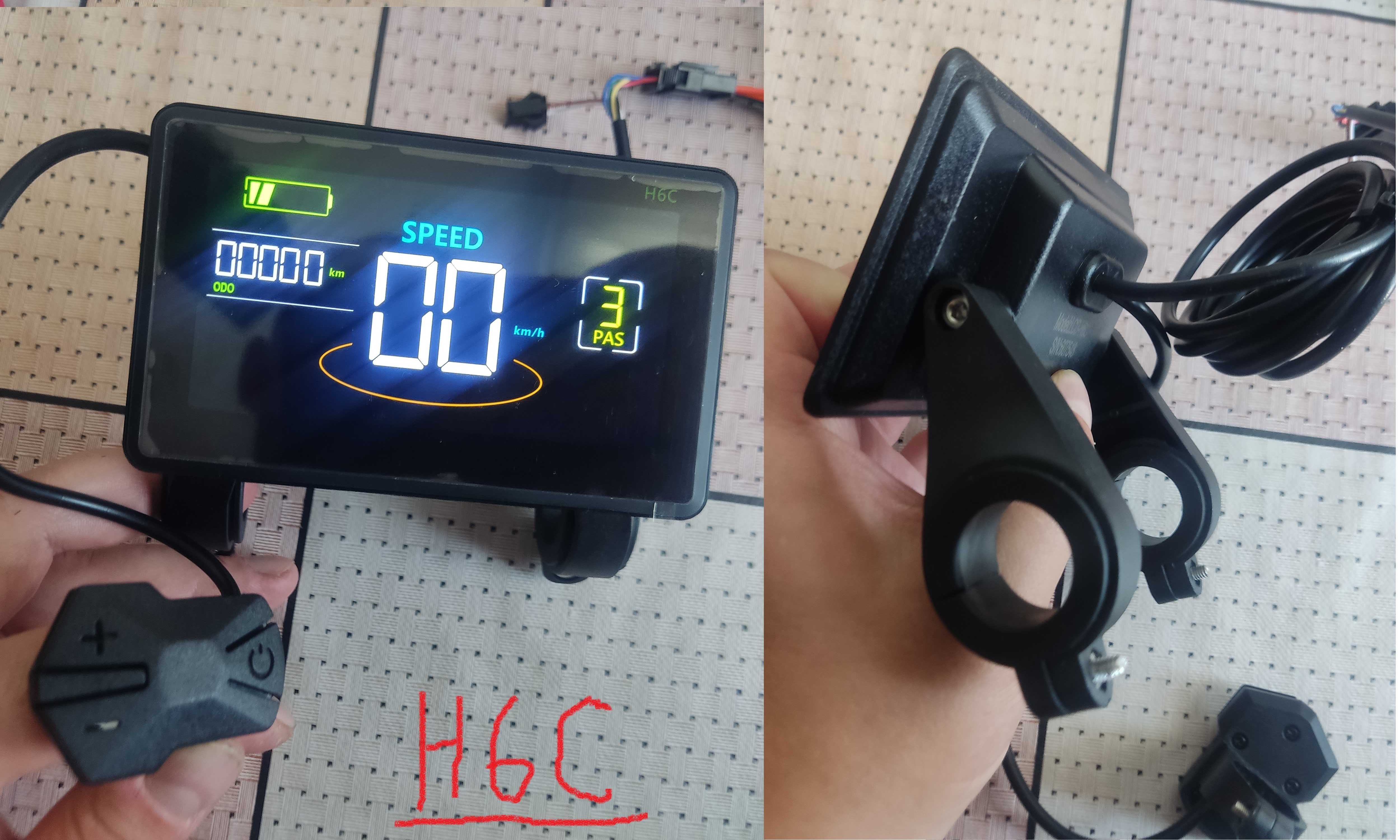 Синусный контроллер с дисплеем s866 24v/36v/48v/60v 350w 500w 1000w+