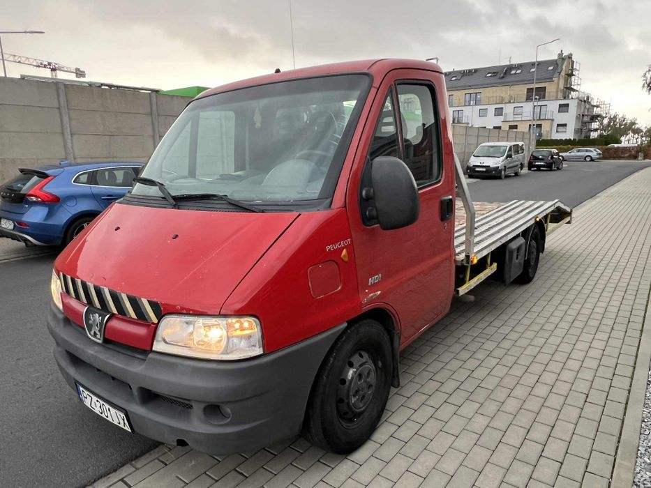 Auto laweta. Laweta. Fiat dukato 2.8. Najazd. Peugeot boxer.