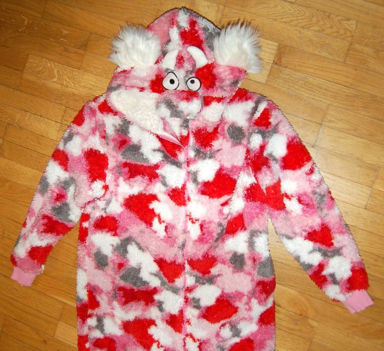 jednoczęściowa piżama ocieplana pajac Next 12 lat 152 cm