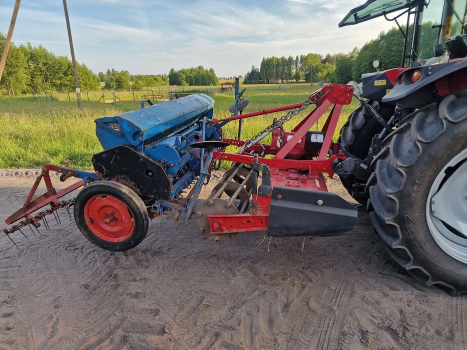 Agregat/brona aktywna z siewnikiem