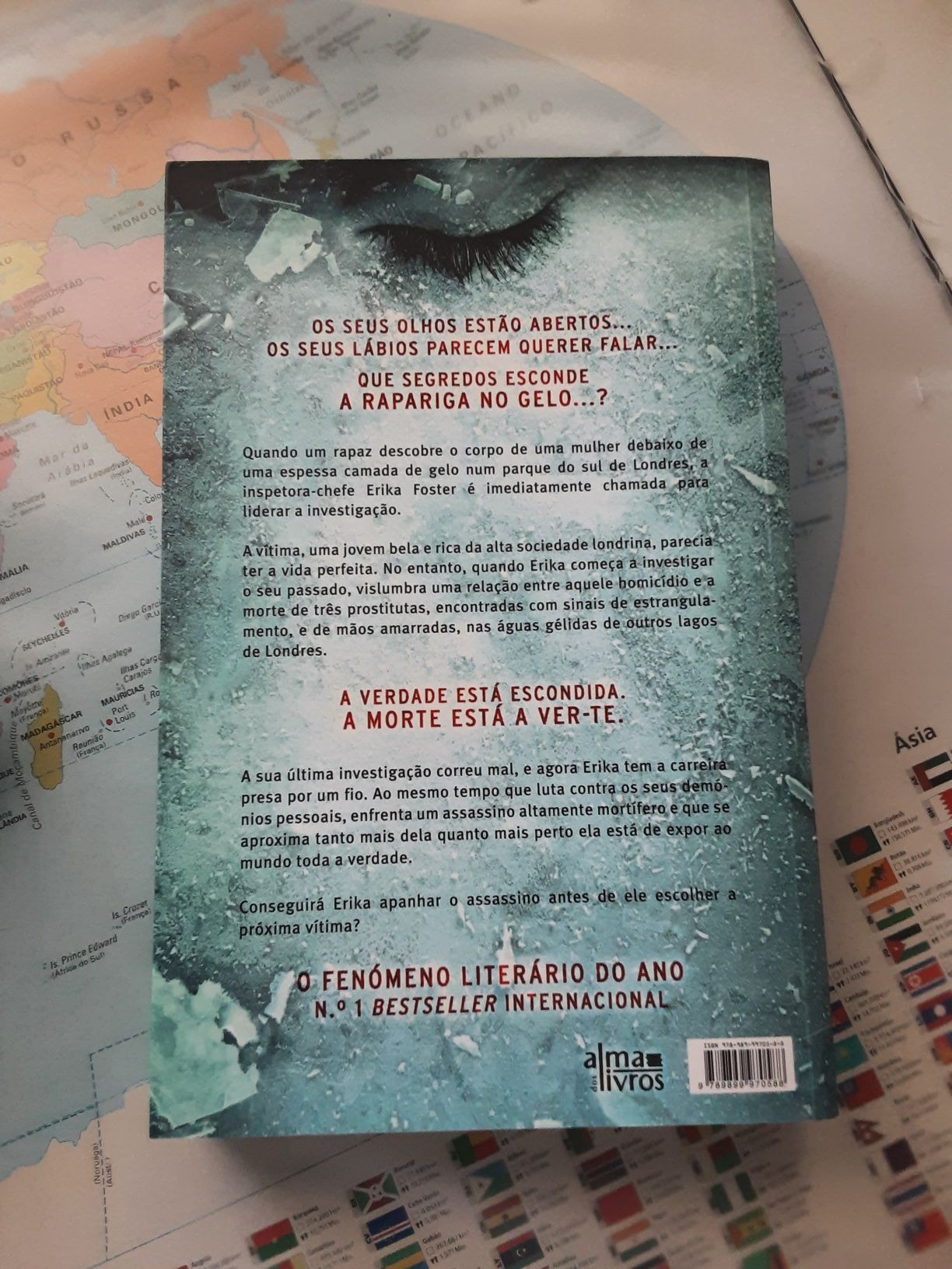 Livro "A rapariga no gelo"