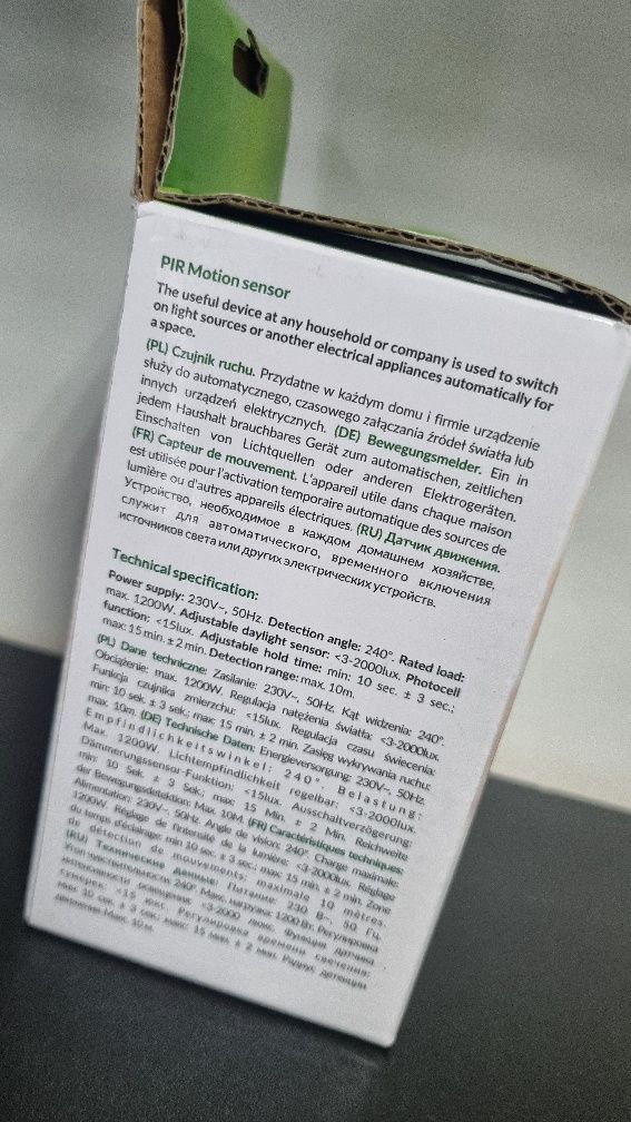 Czujnik ruchu sprzedam