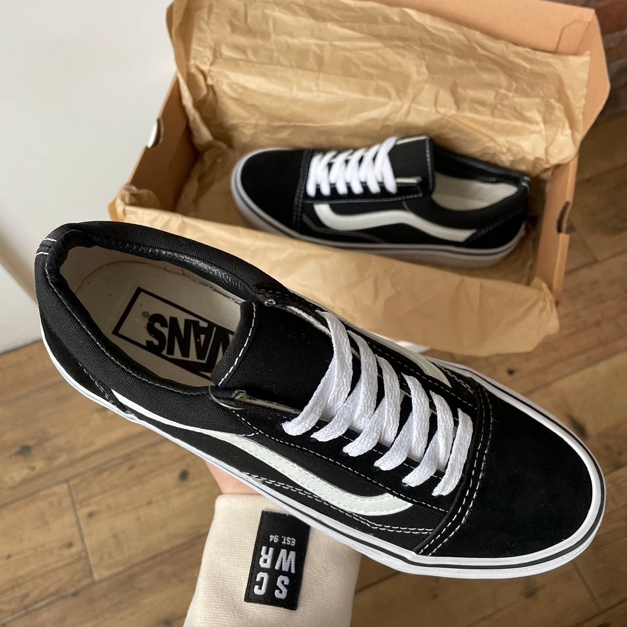 Vans Old Skool Black/White розміри 36-45