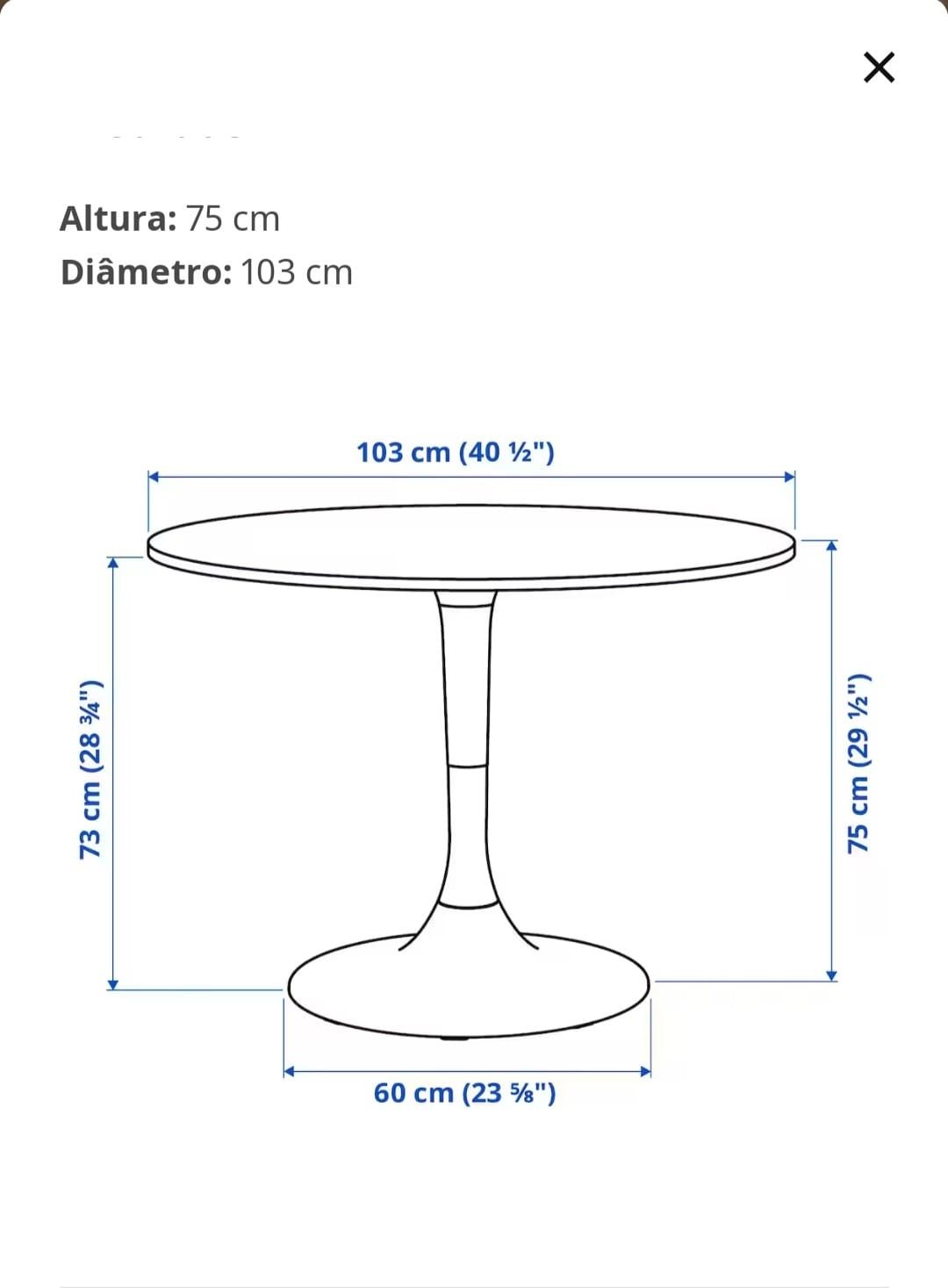 Mesa Branca Ikea