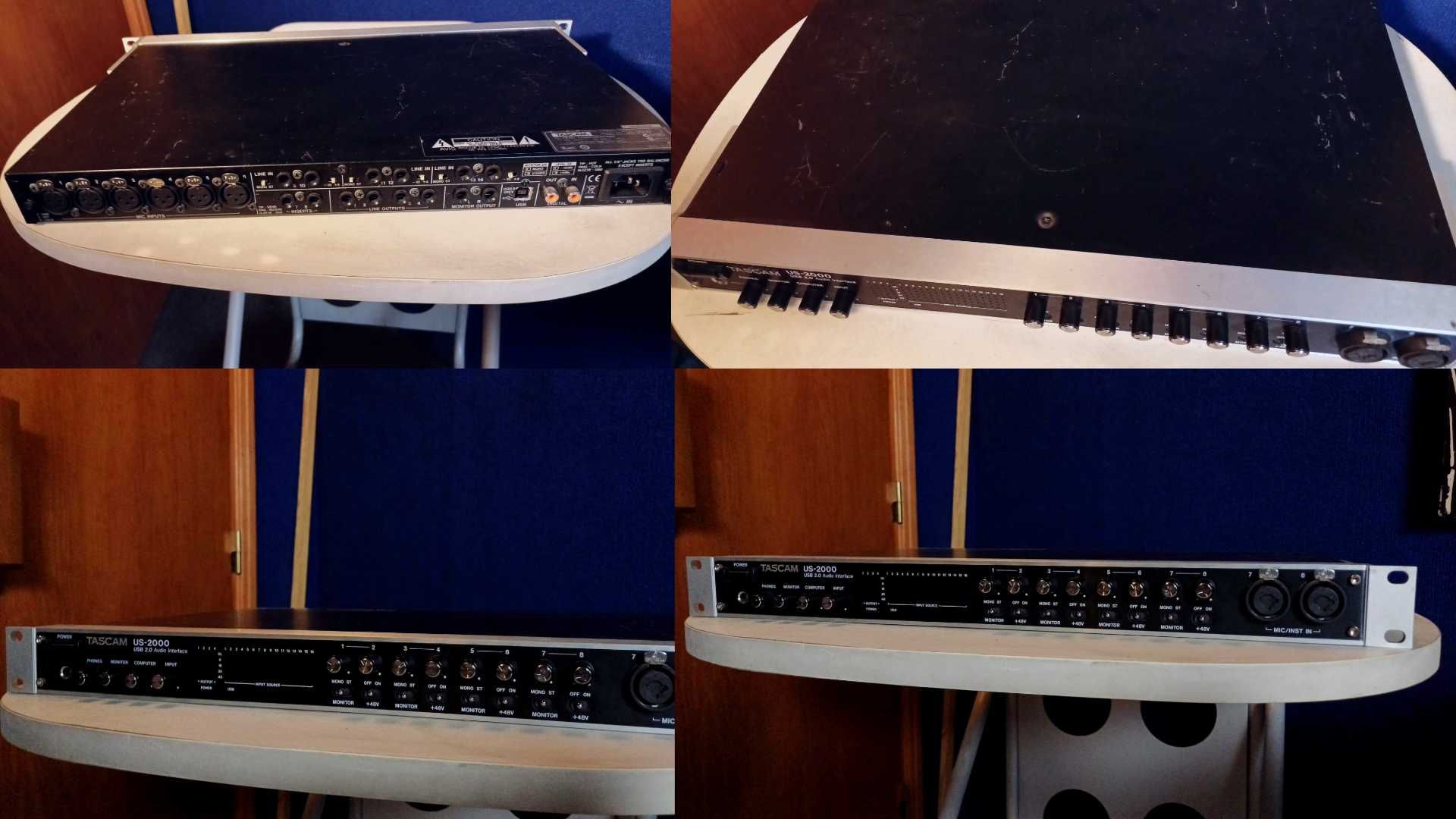 Interface de Áudio Tascam US-2000 - Usada, Funcional,  €100