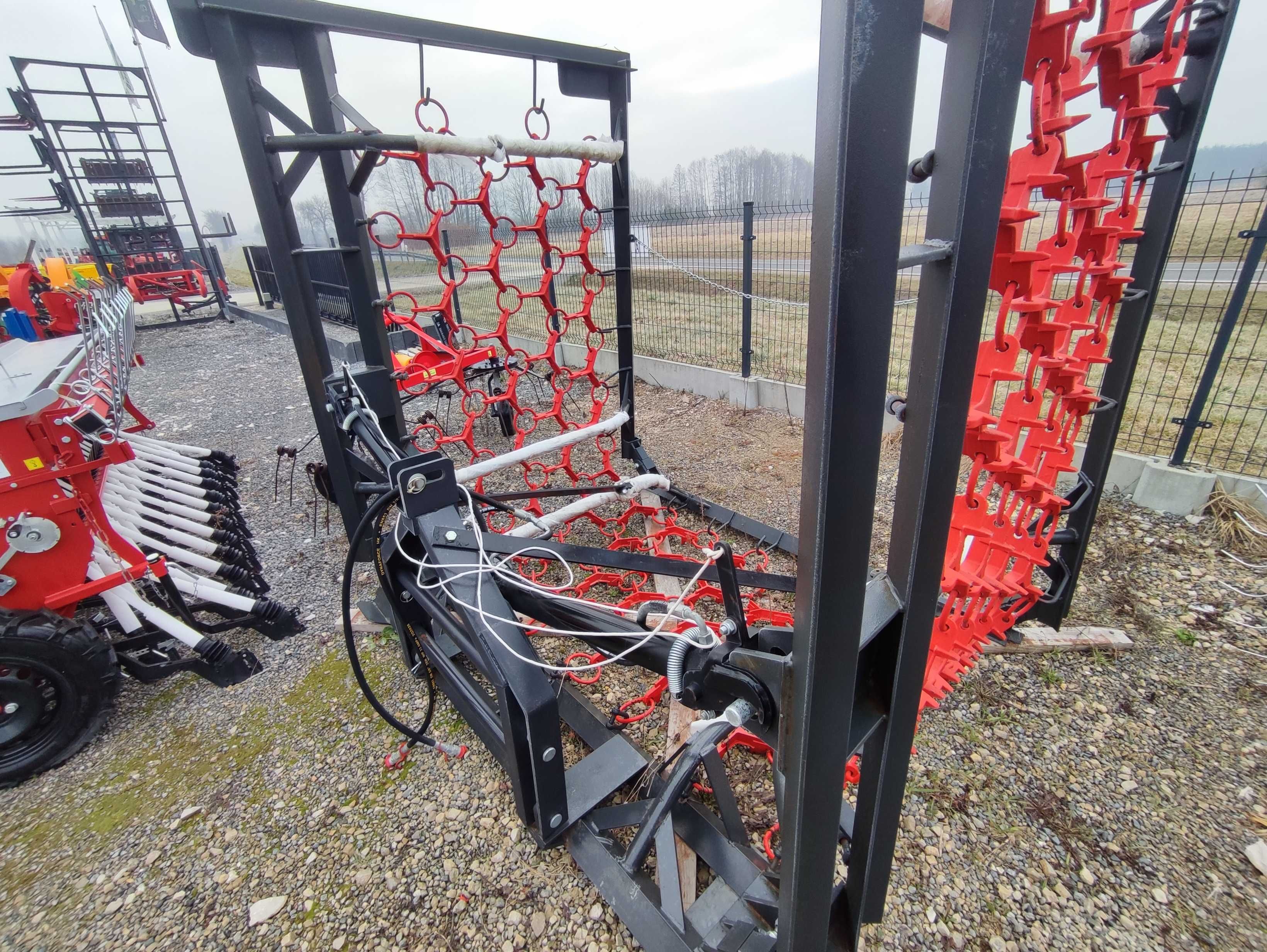 Metal Technik ! Włóka Łąkowo Polowa Do Ciągnika ! Dostawa.,