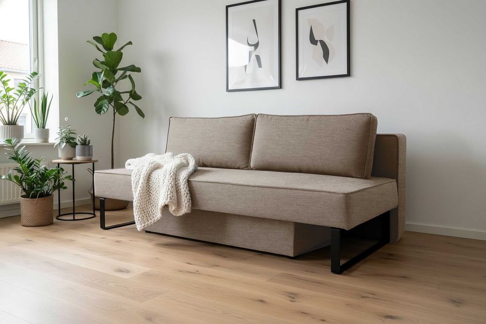 Sofa Kanapa Nomi z funkcją spania faro 02 Dostawa gratis