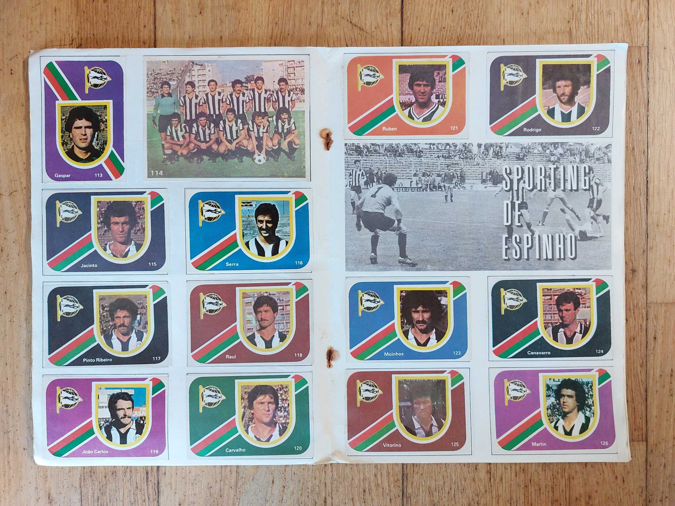 Caderneta de cromos "Festa do Futebol 81-82"  - Completa