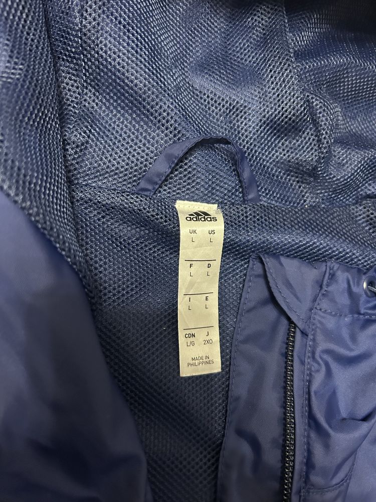 Adidas L XL чоловіча вітровка куртка