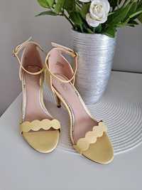 Buty damskie szpilki żółte Wallis 37 NOWE