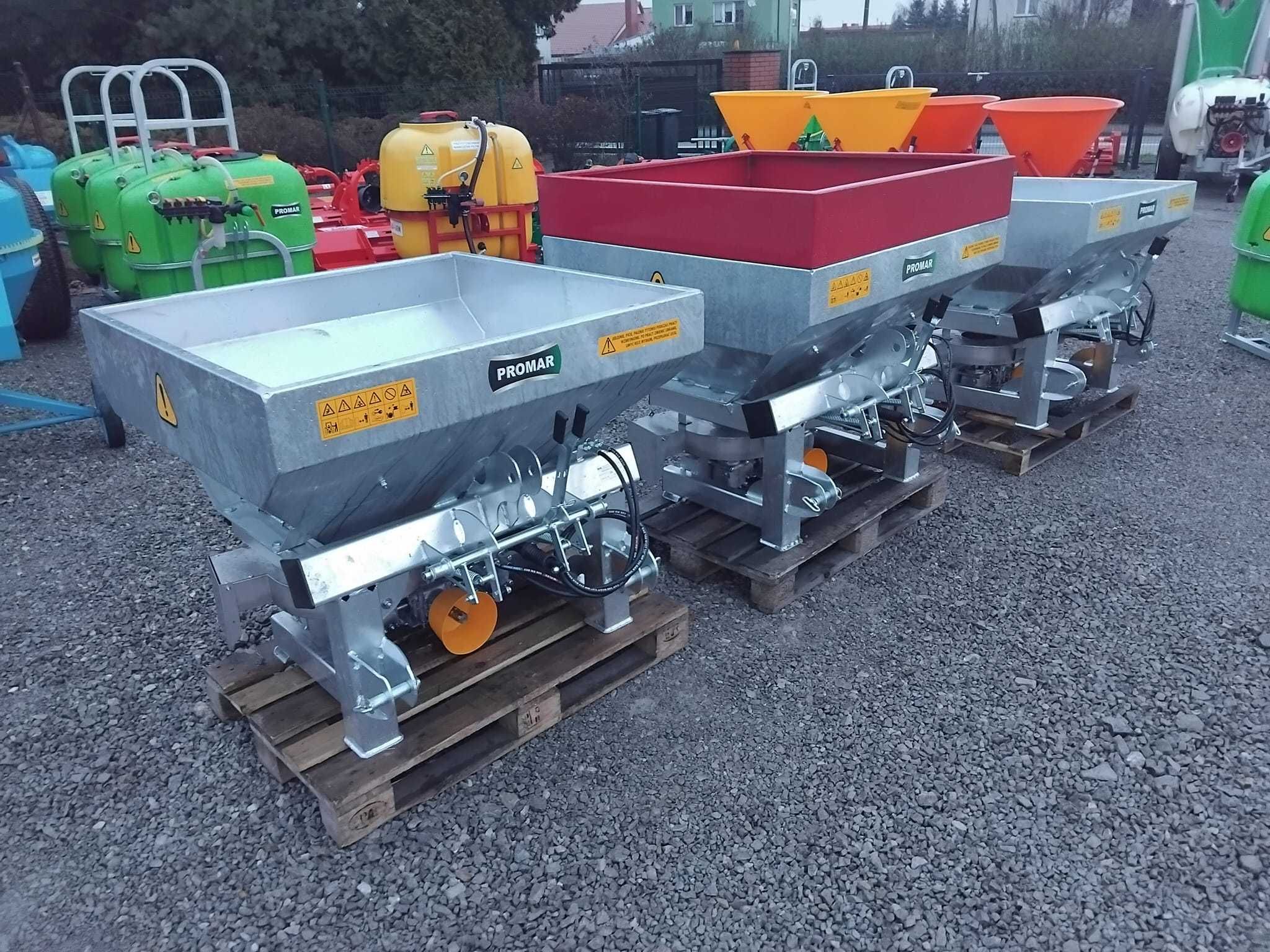 Rozsiewacz nawozów 500 litrów ocynk hydraulika