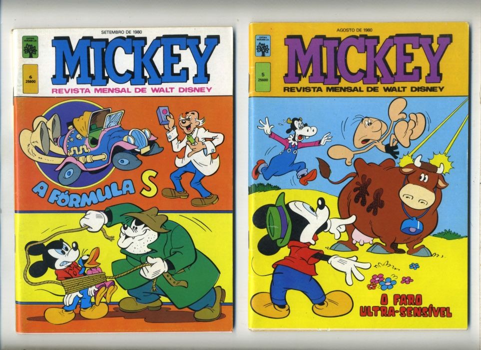 Mickey - do 1 ao 36, anos 80 (34 numeros)