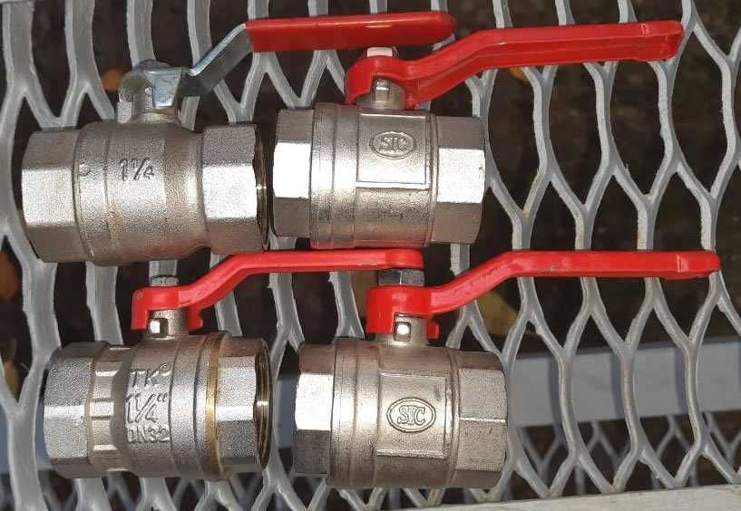 Кульовий латунний кран DN 32мм  внутрішня різьба 1 1/4"