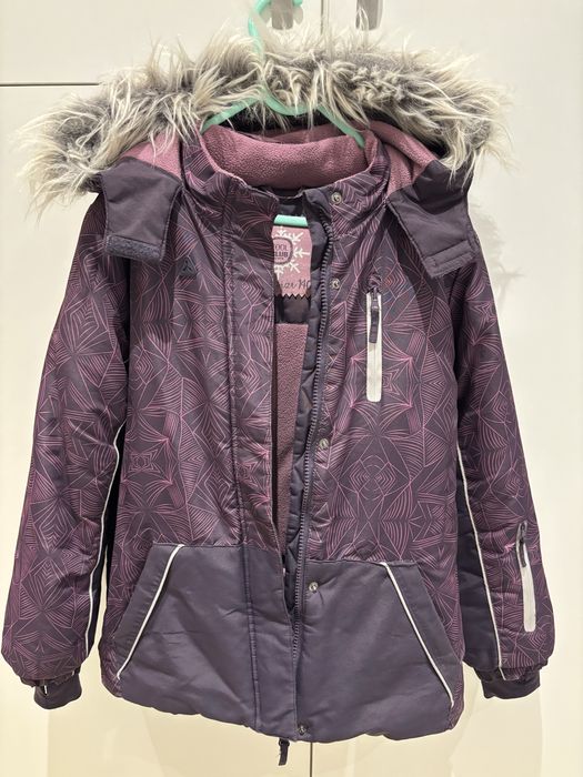 Kurtka zimowa, narciarska dla dziewczynki