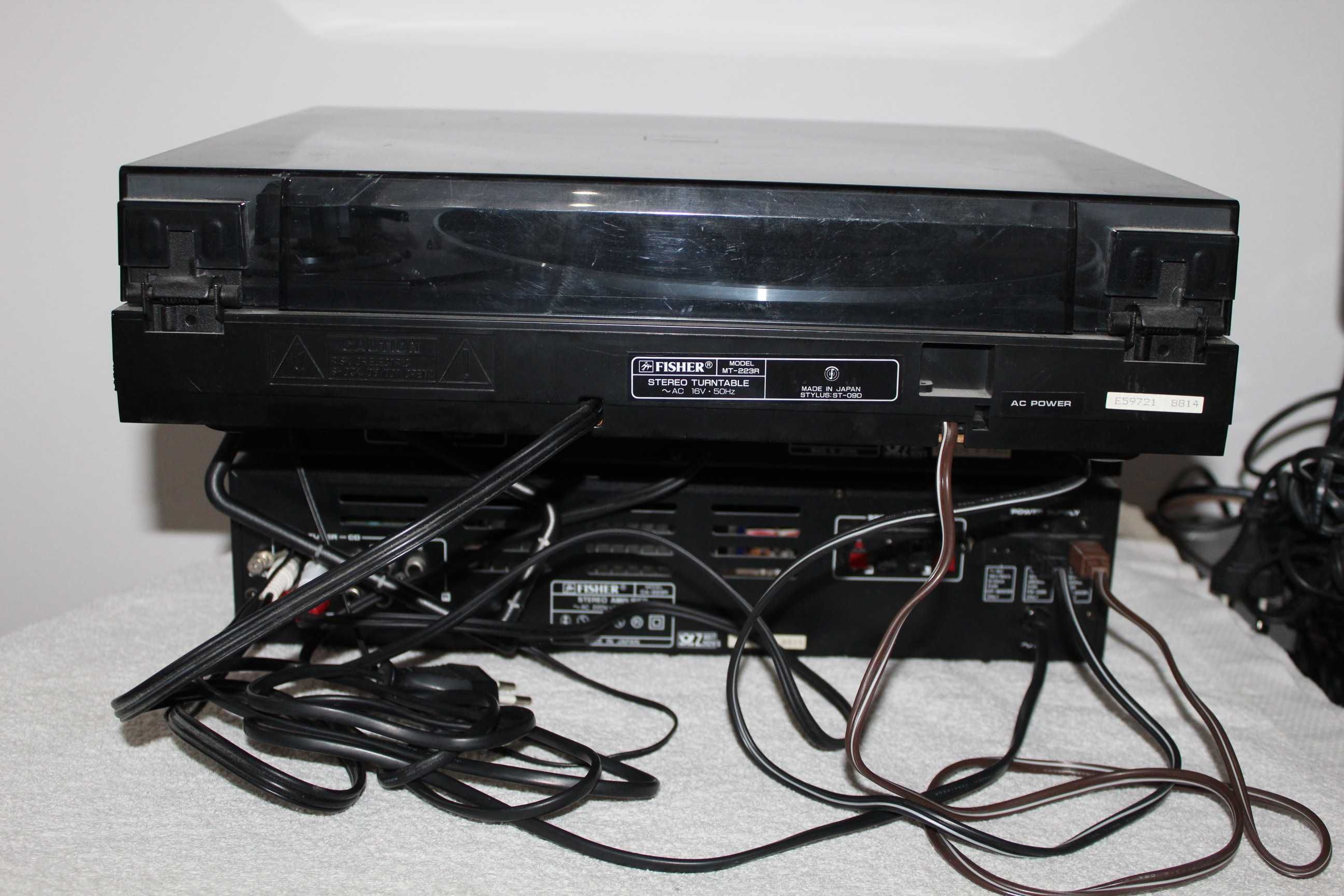 FISHER CA-223R Wieża wzmacniacz z equalizer tuner gramofon Wysyłka