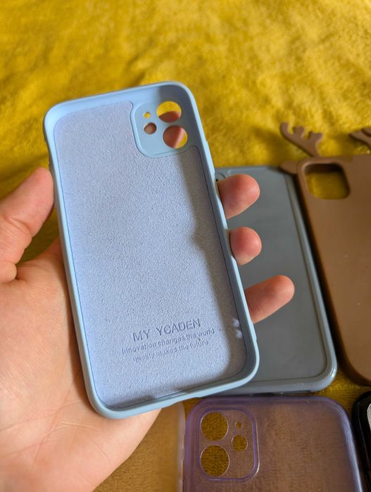 Zestaw 6 etui do IPhone 11 - cena za wszystkie 6  sztuk