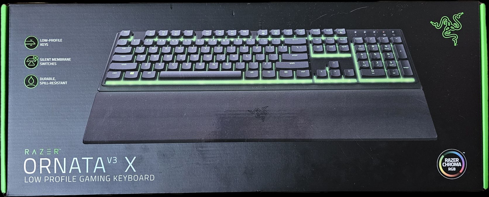 Teclado gaming razer ornata V3 X como novo