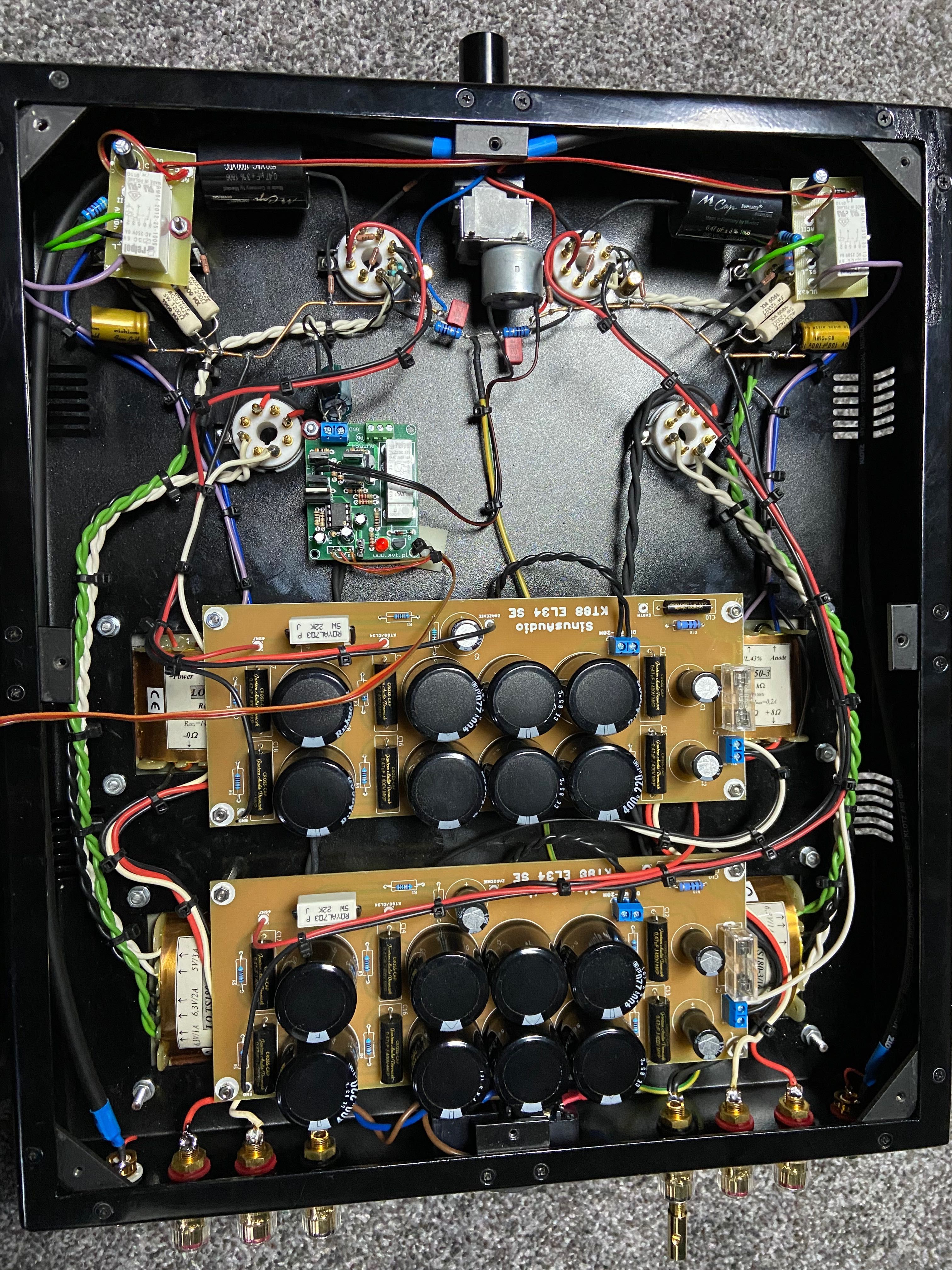 SinusAudio el34 se dual mono lampowy
