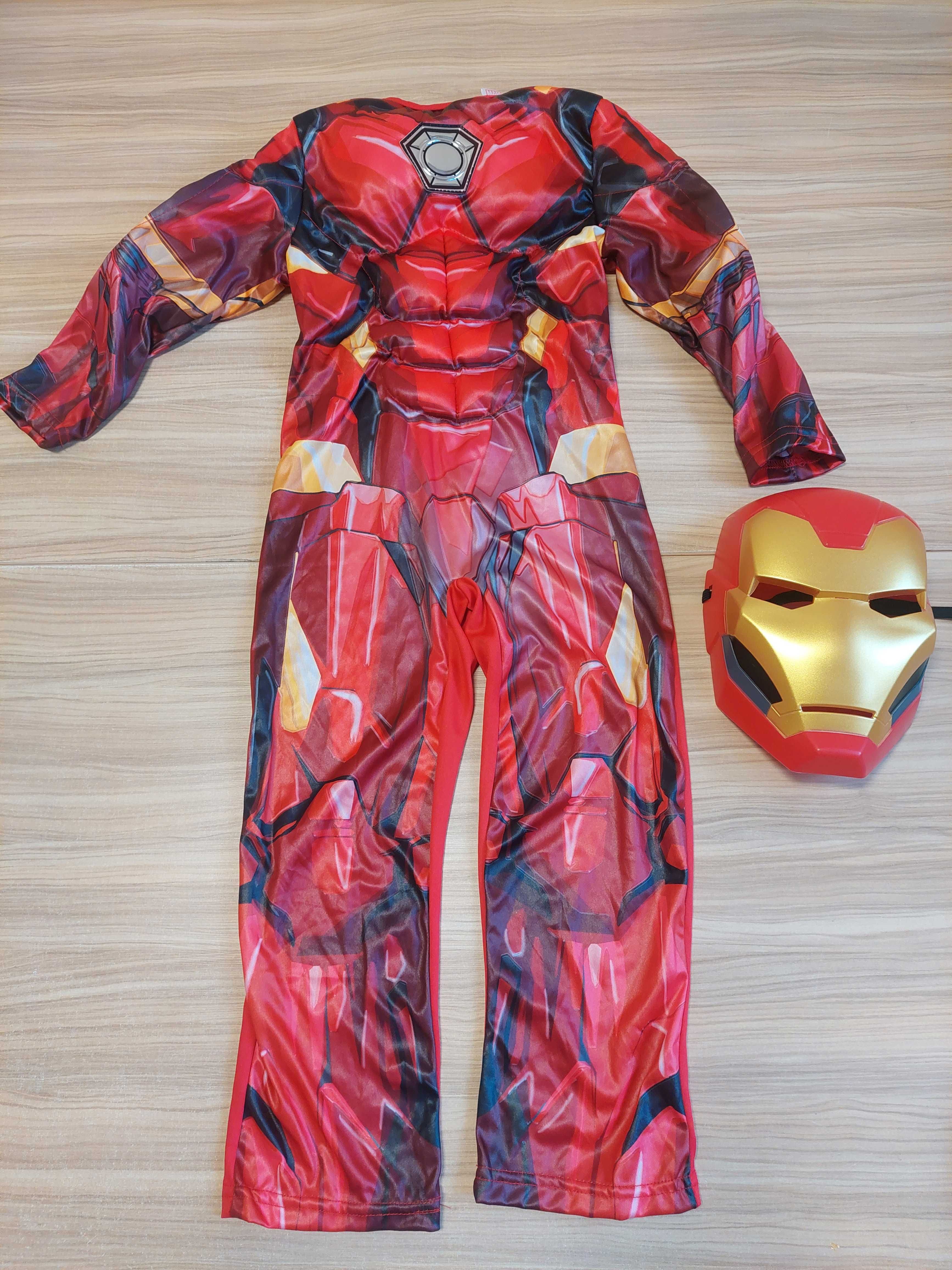 Marvel Kostium dla chłopca Iron Man strój przebranie rozmiar 116 cm/80