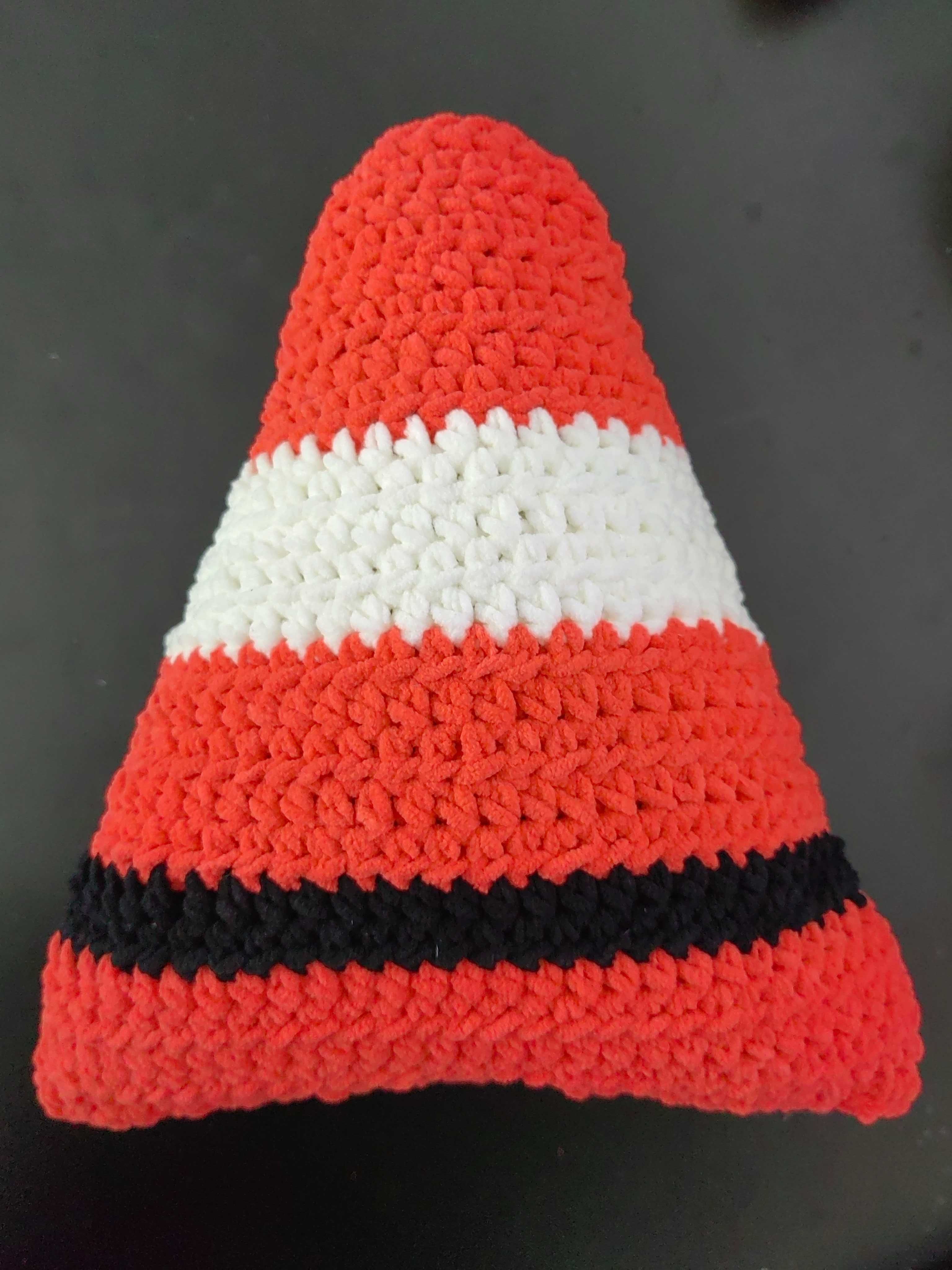 Almofada de Pai Natal em crochet