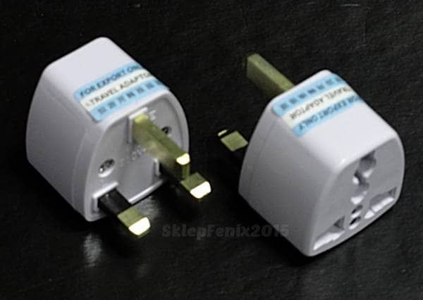 Adapter Wtyczka Przejściówka Redukcja PL / UK POLSKO - ANGIELSKA
