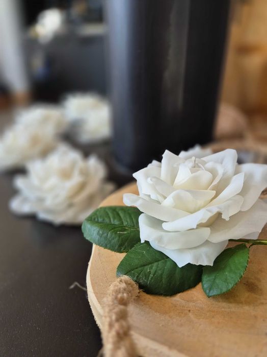 Świeca Zapachowa Róża Prezent Handmade