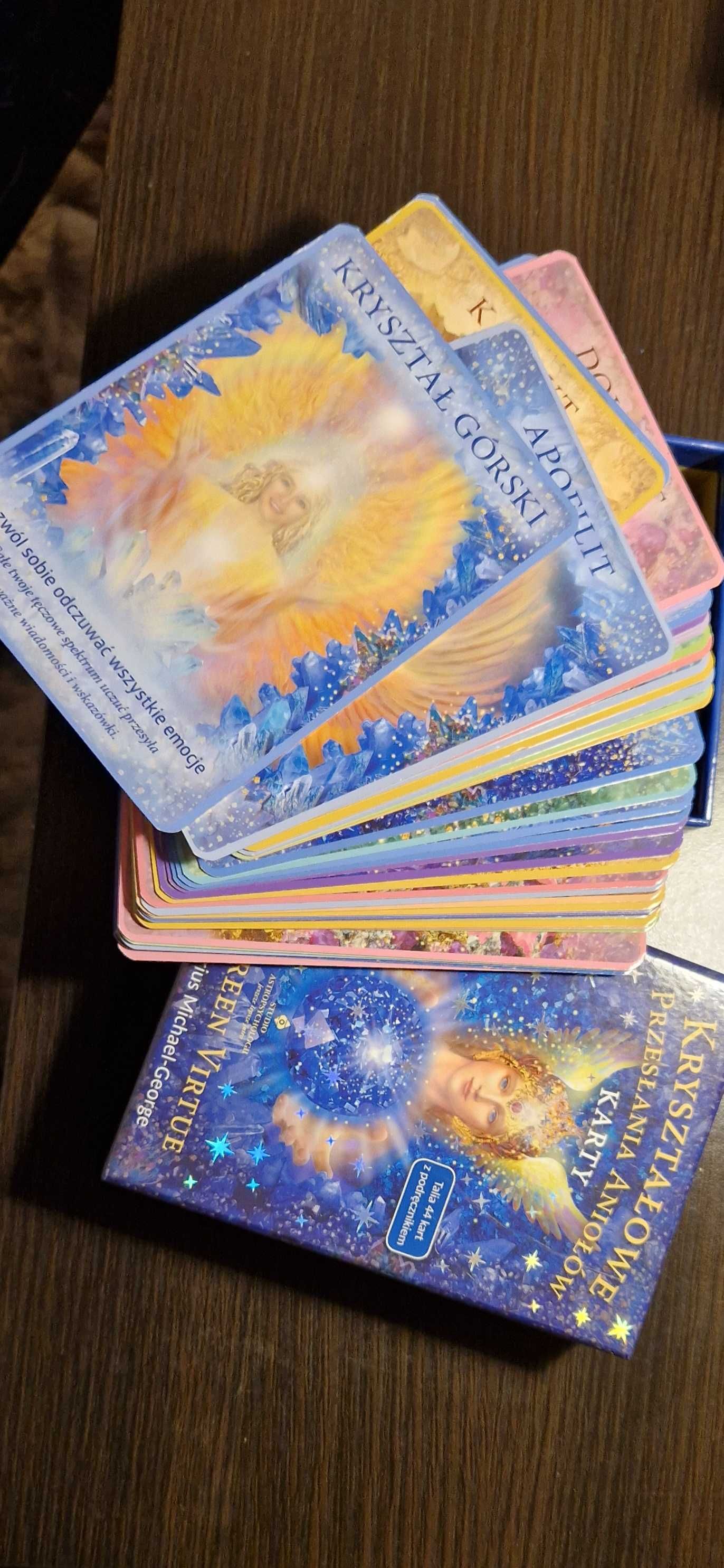 Karty Kryształowe przesłania aniołów