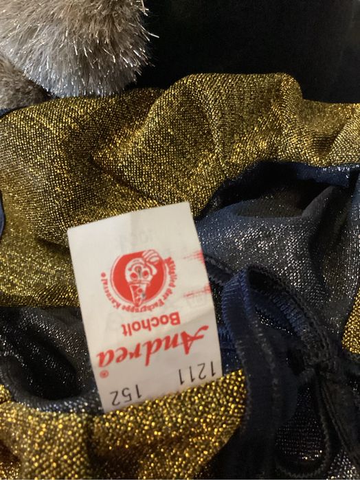 Strój karnawałowy Pierrot metalizowany