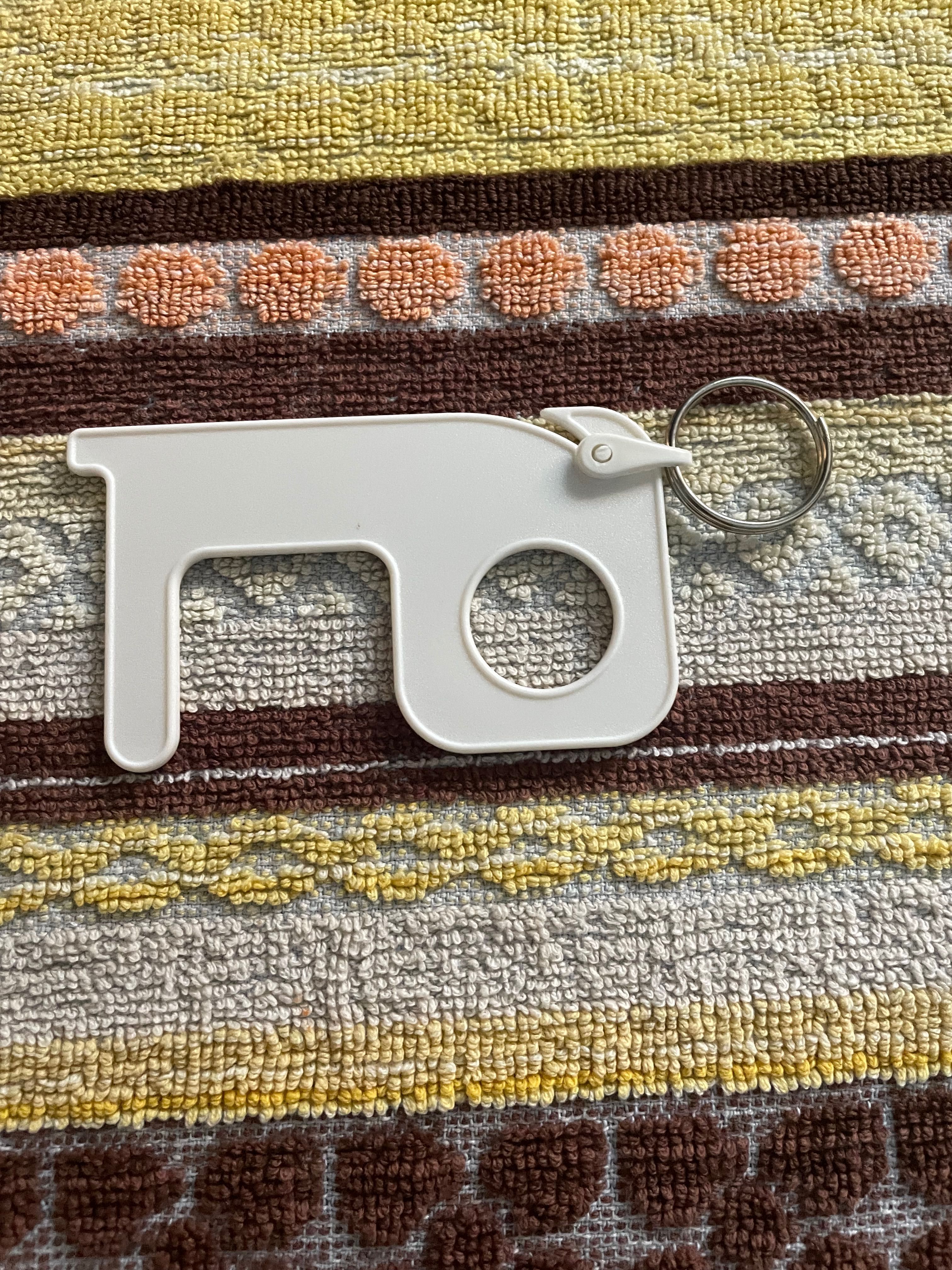 Porta-chaves “b”, “9”, “baleia”