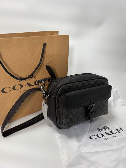 Сумка coach чоловіча кросбоді