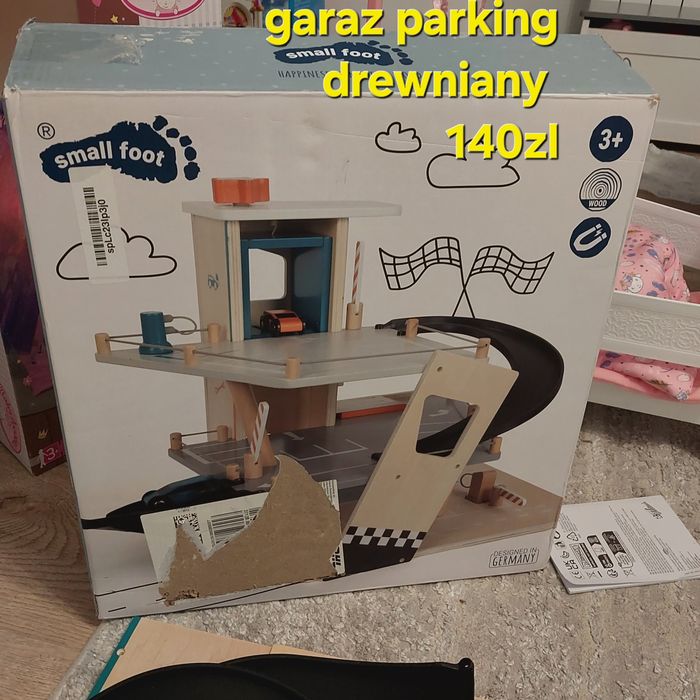 Garaz parking 2 poziomowy drewniany
