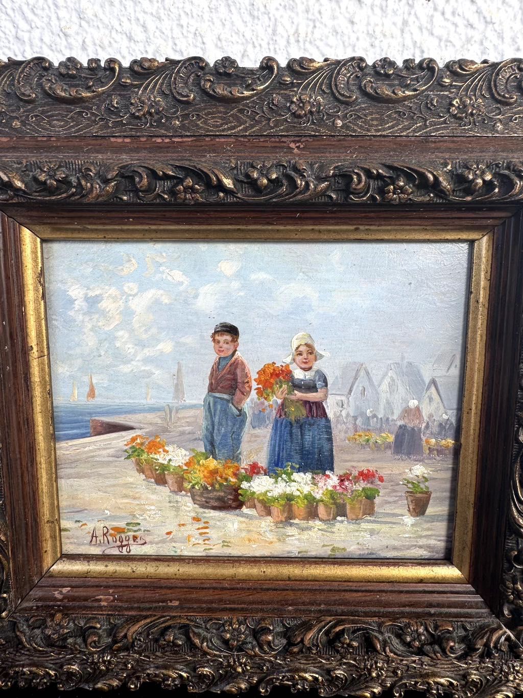 Adalbert ROGGE Pintura alemã do final do século XIX