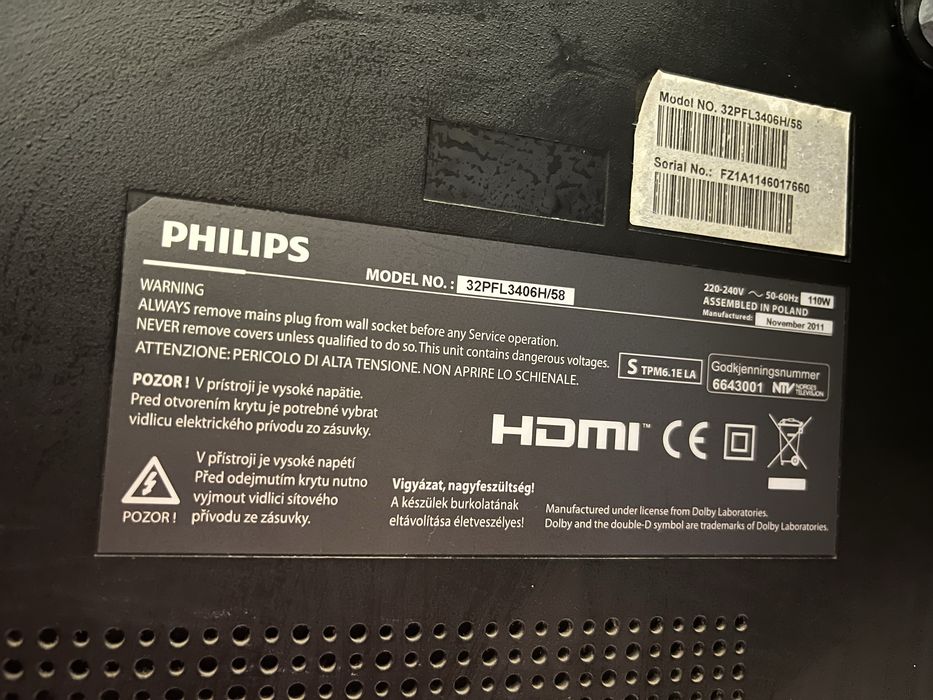 телевізор philips 2011 року