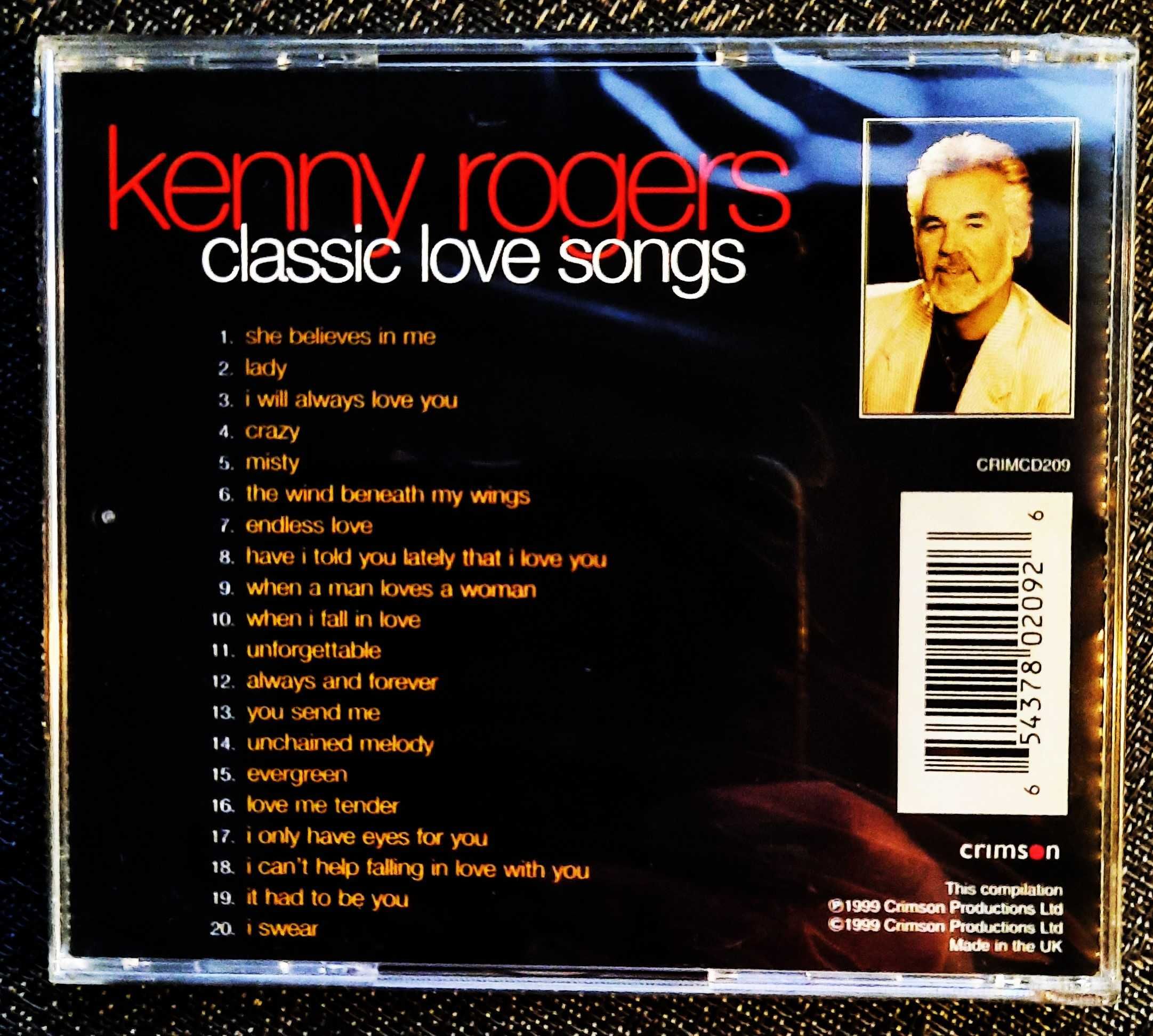 Polecam Album CD  KENNY ROGERS -Album Classic Love Songs CD