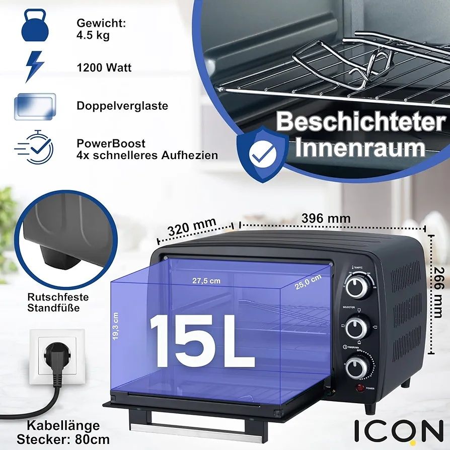 ICQN mini piekarnik