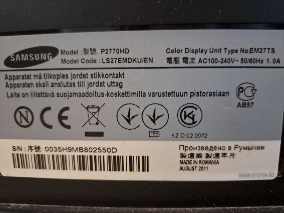 Monitor/Televisão Samsung 27"