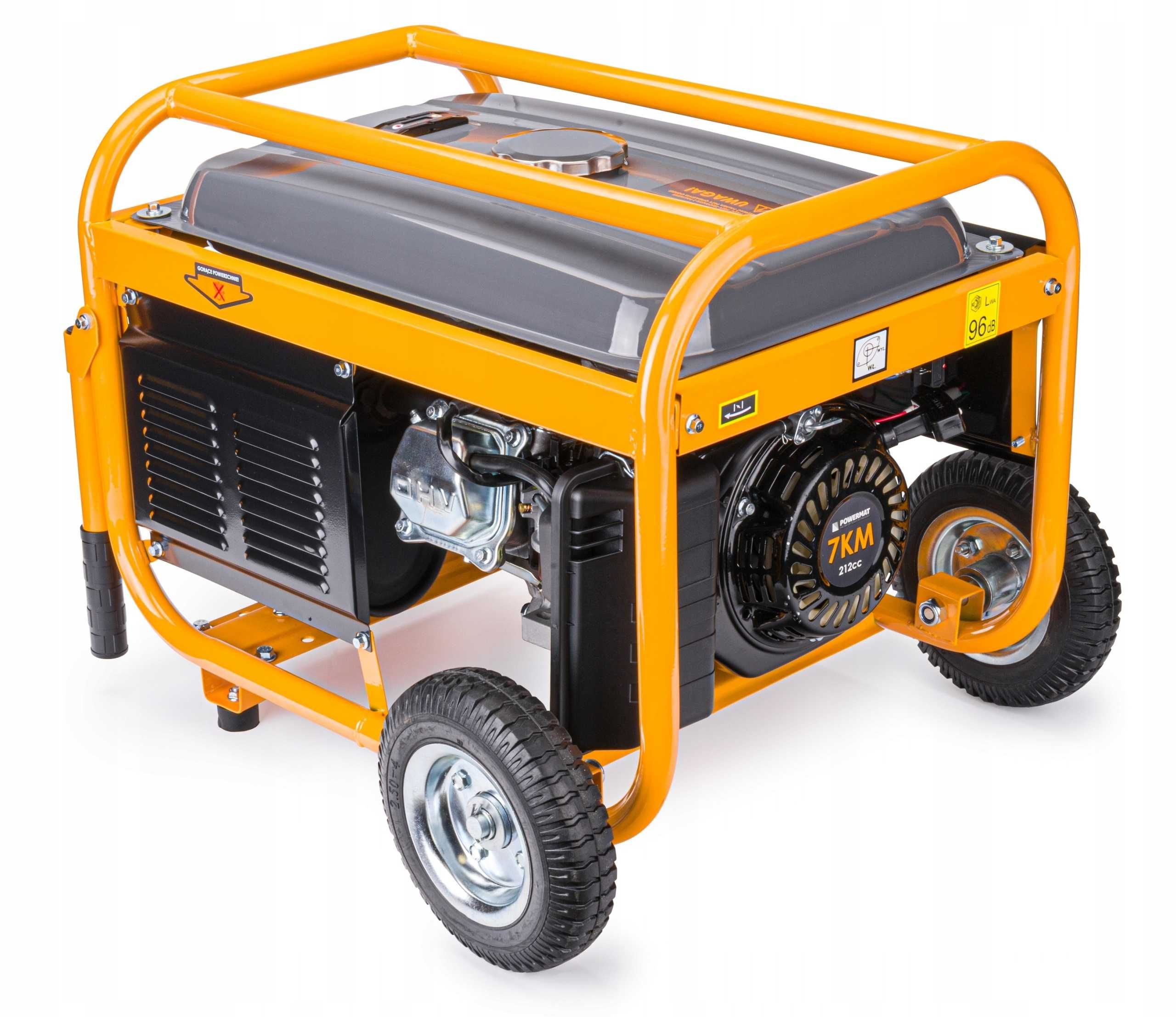 Agregat prądotwórczy generator prądu 3000W AVR Koła 7KM MOCNY
