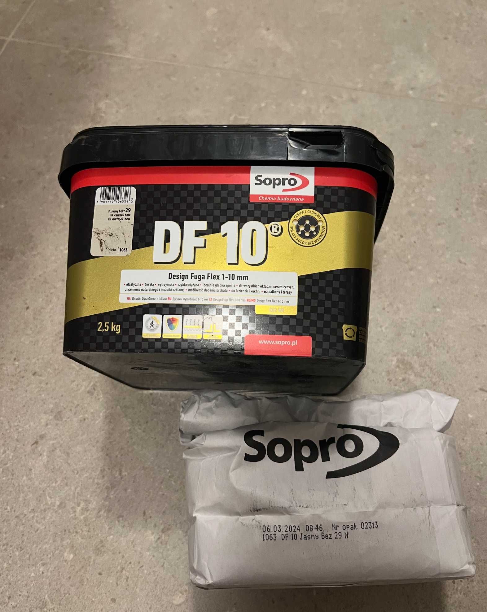 Fuga Sopro DF10 - kolor JASNY BEŻ 29 (1 - 10 mm)