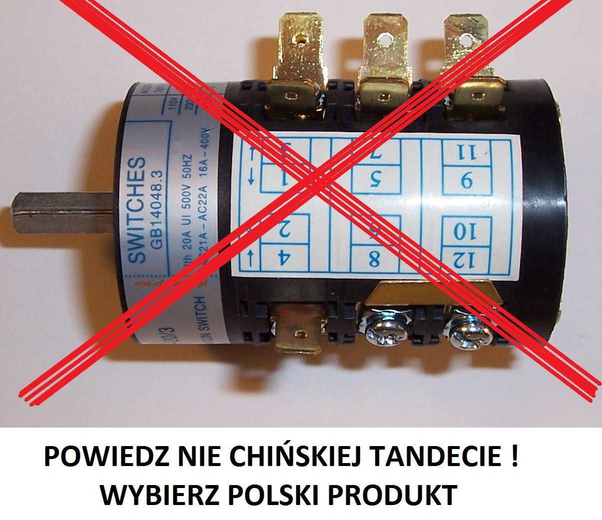 POLSKI PRZEŁĄCZNIK ŁĄCZNIK do prostownika 40A SZL9-32/3 prostownik